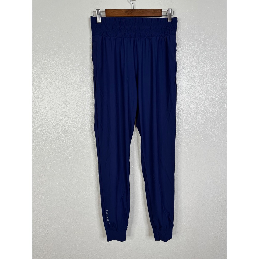 Balance Athletica Ascent Joggers Navy Blue High Waisted Athletic Pants Small